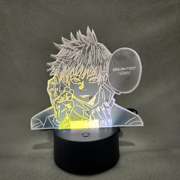 3/$25-Jujutsu Kaisen Anime 3D Night Light 16 Colors Change Touch/Remote LED Gift - Picture 6 of 14